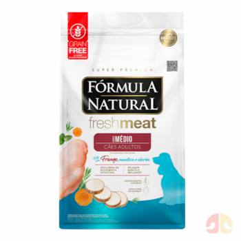 Ração Fórmula Natural Fresh Meat Cachorros Adultos Porte Médio 12 kg - Imagem principal