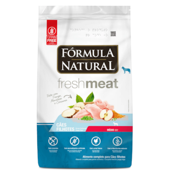 Ração Fórmula Natural Fresh Meat Cachorros Filhotes Porte Médio 12,0kg - Imagem principal