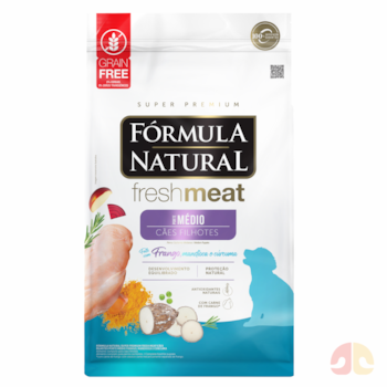 Ração Fórmula Natural Fresh Meat Cachorros Filhotes Porte Médio 12,0kg - Imagem principal