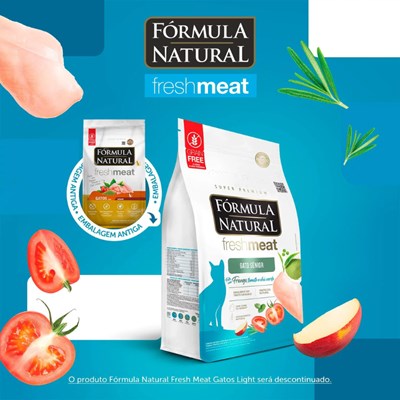 Ração Fórmula Natural Fresh Meat Gatos Sênior Sabor Frango 1 kg