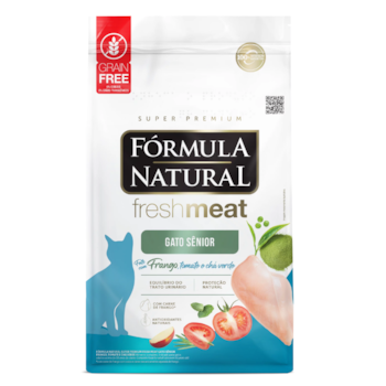 Ração Fórmula Natural Fresh Meat Gatos Sênior Sabor Frango 7 kg - Imagem principal