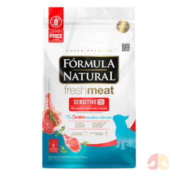 Ração Formula Natural Fresh Meat Sensitive 7kg Cães Adultos Porte Mini e Pequeno Sabor Cordeiro - Imagem principal