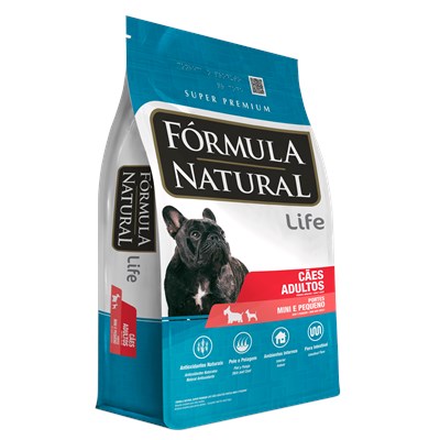 Ração Fórmula Natural Life Cachorros Adultos Porte Mini e Pequeno 2,5kg