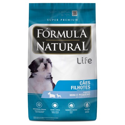 Ração Fórmula Natural Life Cachorros Filhotes Porte Mini e Pequeno 15,0kg