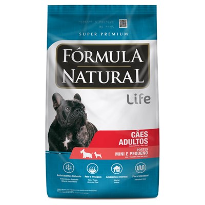 Ração Fórmula Natural para Cães Adultos de Raças Pequenas 1kg