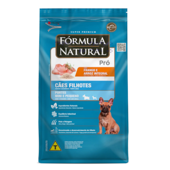 Ração Formula Natural Pró Cães Filhotes Porte Mini E Pequeno 2,5 kg Sabor Frango E Arroz Integral - Imagem principal