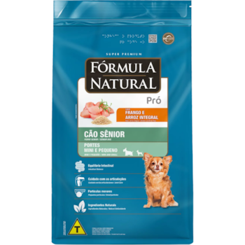 Ração Formula Natural Pró Cães Sênior Porte Mini E Pequeno 1kg Sabor Frango E Arroz Integral - Imagem principal