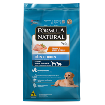 Ração Fórmula Natural Pró Cão Filhote Médio E Grande 15 kg Sabor Frango E Arroz Integral - Imagem principal