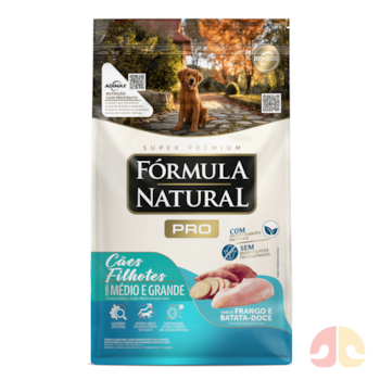 Ração Fórmula Natural Pró Cão Filhote Médio E Grande 15 kg Sabor Frango e Batata Doce - Imagem principal
