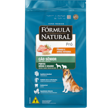 Ração Formula Natural Pró Cão Sênior Porte Médio E Grande 15 kg Sabor Frango e Arroz Integral - Imagem principal