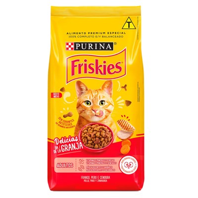 Ração Friskies Delícias da Granja para Gatos Adultos sabor Frango 10,1 kg