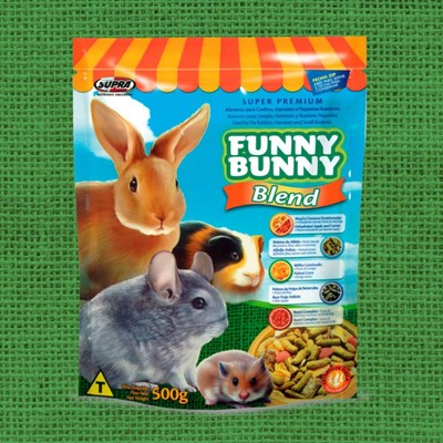 Ração Funny Bunny Blend para Coelhos, Hamster e Roedores 500gr