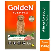 Ração GoldeN Formula Cachorros Adultos Frango e Arroz 15,0 kg