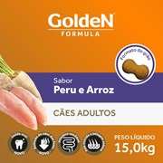 Ração GoldeN Formula Cachorros Adultos Peru e Arroz 15,0kg