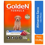 Ração GoldeN Formula cachorros filhotes carne e arroz 15,0kg