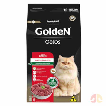 Ração Golden Formula Gatos Adultos Carne 10,1kg - Imagem principal