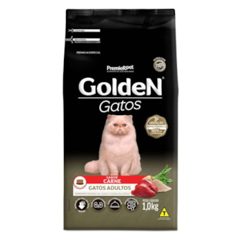 Ração Golden Formula Gatos Adultos Carne 1kg - Imagem principal