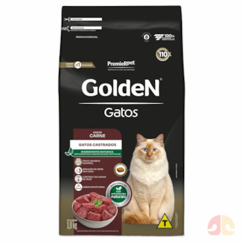 Ração Golden Formula Gatos Adultos Carne 1kg - Imagem principal