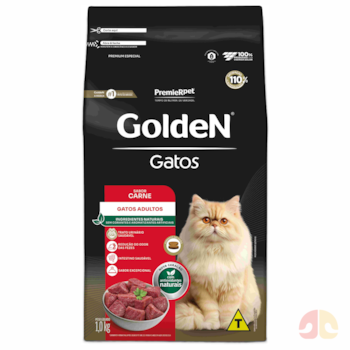 Ração Golden Formula Gatos Adultos Carne 1kg - Imagem principal