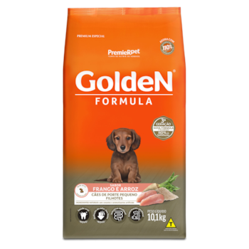 Ração Golden Formula para Cães Filhotes Sabor Frango e Arroz Mini Bits 10,1kg - Imagem principal