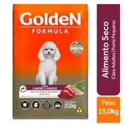 Ração GoldeN Formula Raças Pequenas Cachorros Adultos Carne E Arroz Mini Bits 15,0kg