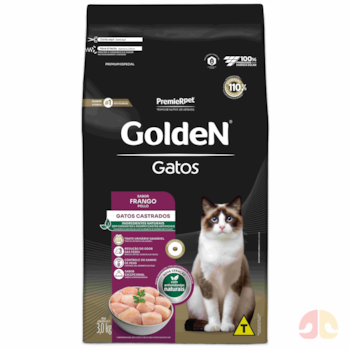 Ração GoldeN Gatos Adultos Castrados Frango 3,0 kg - Imagem principal