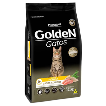 Ração GoldeN para gatos adultos frango 10,1kg - Imagem principal