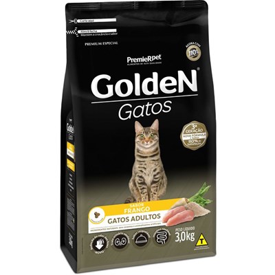 Produto Ração GoldeN para gatos adultos frango 3,0kg