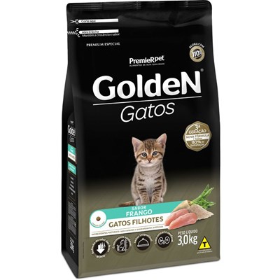 Ração GoldeN para gatos filhotes frango 3,0kg