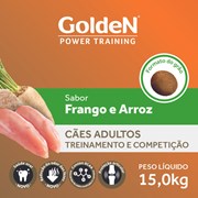 Ração GoldeN Power Training Cachorros Adultos Frango e Arroz 15,0kg