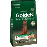 Ração GoldeN Seleção Natural Cachorros Adultos Frango e Arroz 3,0kg