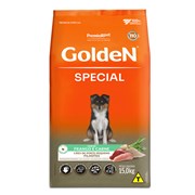 Ração GoldeN Special Cães Filhotes 15kg Porte Pequeno Frango e Carne