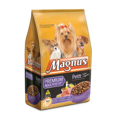 Ração Magnus Petit para Cães Adultos de Raças Pequenas 1kg