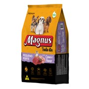 Ração Magnus Premium Todo Dia Cães Adultos Pequeno Porte Sabor Carne e Frango 15 kg