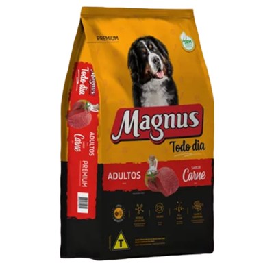 Ração Magnus Premium Todo Dia para Cães Adultos sabor Carne 15 kg