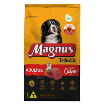 Ração Magnus Premium Todo Dia para Cães Adultos sabor Carne 20 kg - Imagem principal