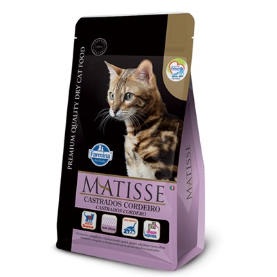 Produto Ração Matisse Castrados para gatos adultos cordeiro 800gr