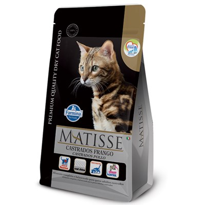 Ração Matisse Castrados para gatos adultos frango 800gr