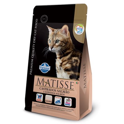 Ração Matisse Castrados para gatos adultos salmão 7,5kg