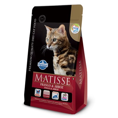 Ração Matisse para gatos adultos frango e arroz 7,5kg