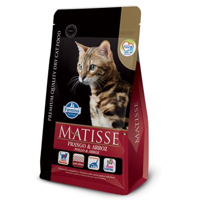 Produto Ração Matisse para gatos adultos frango e arroz 800gr