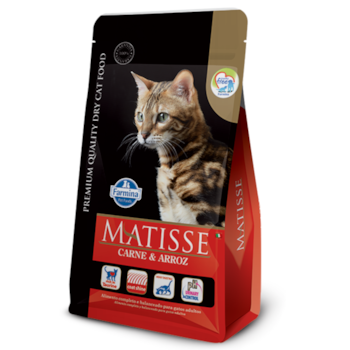 Ração Matisse para Gatos Adultos Sabor Carne e Arroz 7,5kg - Imagem principal