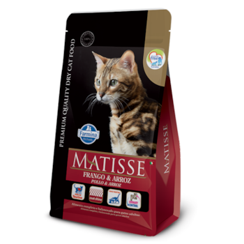 Ração Matisse para Gatos Adultos Sabor Frango e Arroz 7,5kg - Imagem principal