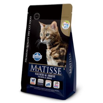 Ração Matisse para Gatos Adultos Sabor Salmão e Arroz 2kg - Imagem principal