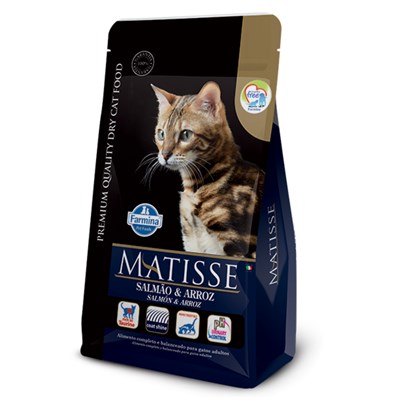 Produto Ração Matisse para gatos adultos salmão e arroz 800gr
