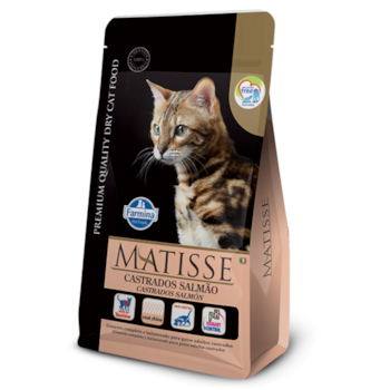 Ração Matisse para Gatos Castrados Sabor Salmão 7,5kg - Imagem principal