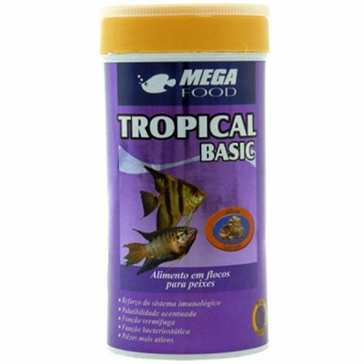 Ração Mega Food Tropical Basic para Peixes 10g