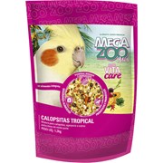 Ração Megazoo Mix Tropical para Calopsitas 1,2Kg