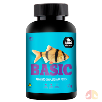 Ração Mini Friends Basic para Peixe 50g - Imagem principal