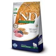 Ração N&D Ancestral Grain Para Cachorros Maxi Breeds Cordeiro E Blueberry 10,1kg